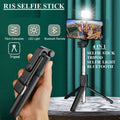 R1S Selfie Stick Tripod – Bluetooth remote tripod compatible with all smartphones.