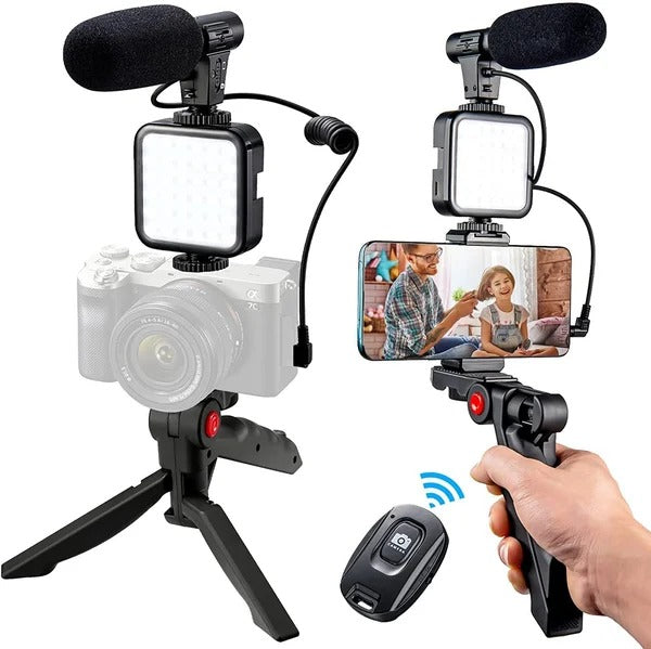 AY-49 Video-Making Kit Vlogging Tripod