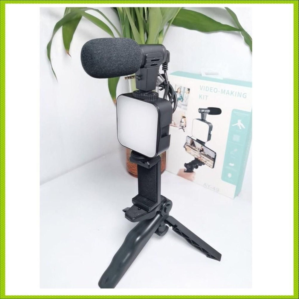 AY-49 Video-Making Kit Vlogging Tripod